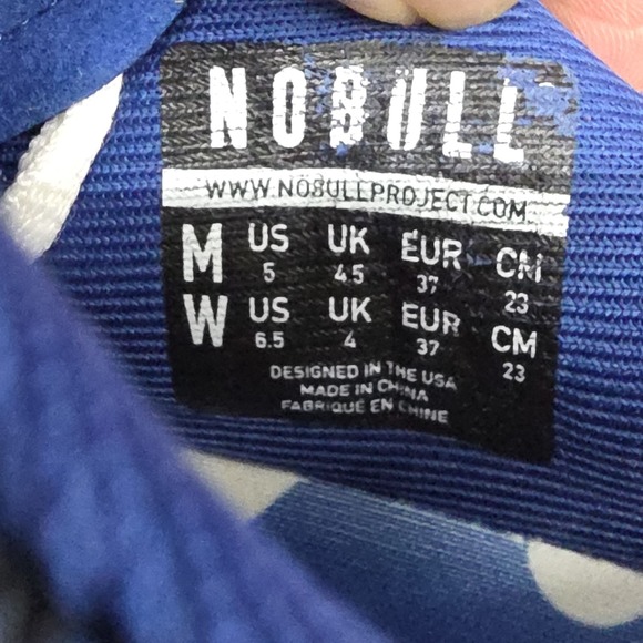 NOBULL Shoes Mens 5 Womens 6.5 Blue Flag Stars American Crossfit Gym - Picture 12 of 12